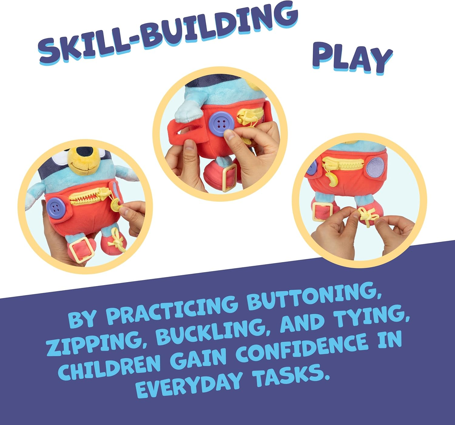 Bluey S13 Plush Dress & Play Baby Bluey image number 3