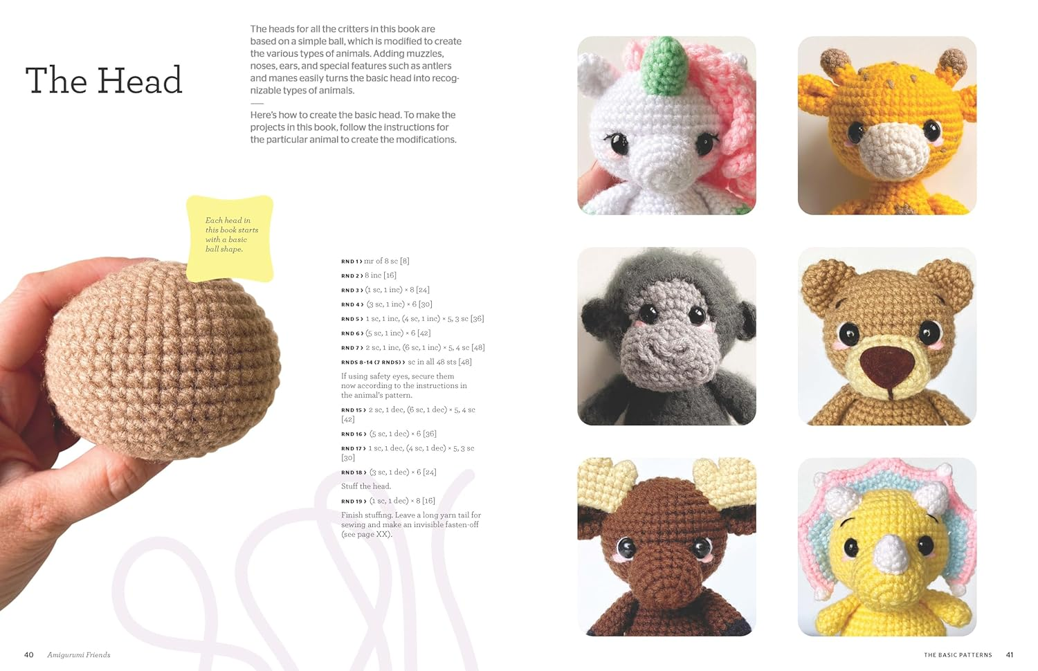 Amigurumi Friends: 20 Easy Patterns to Create 100+ Adorable Custom Crochet Critters - Explore Infinite Possibilities with Shapes, Colors, Details, and Yarns image number 6