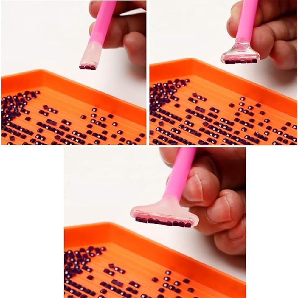 72 PCS Diamond Embroidery Painting Pen,5D Diamond Art Pens, with 3 Drill Sizes, Cross Stitch Tools Drill Pen Tools,For DIY Diamond Rhinestone Painting Crafts Making image number 1