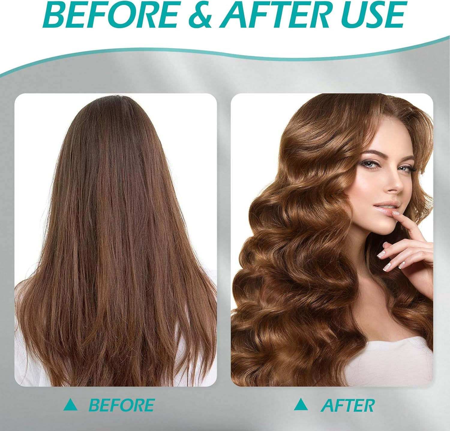 6PCS Heatless Hair Curlers, Geeric Satin Heatless Curling Hair Scarf+Shower Cap Set, High Resilience Sponge Soft Easy DIY Hairstyles Comfortable Hair Rollers for Overnight Curls Long/Short Hair Pink image number 1