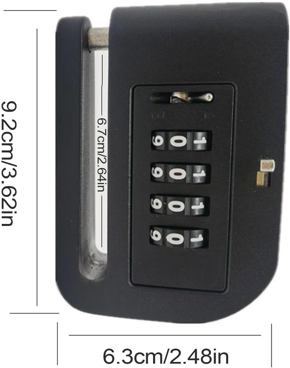 Motorcycle Disc Brake Lock | Anti-Theft Motorcycle Disc Brake Lock,Waterproof Electric Scooter Lock, Anti-Rust Scooter Lock for Travel image number 3