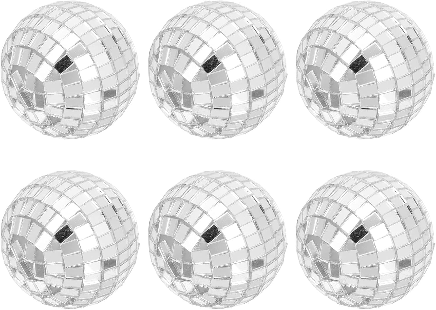 DEARMAMY 6Pcs Mosaic Glass Lawn Light Lampshades 5Cm Miniature String Light Covers DIY Supplies Reflective Outdoor Garden Lamp Shells image number 4