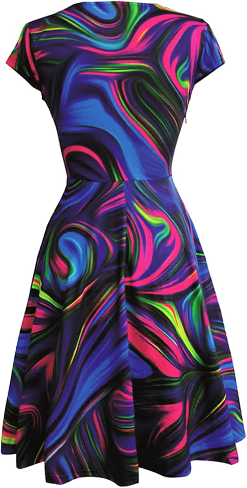 Oxiuly Women'S 2025 Chic V Neck Floral Casual Midi Dress with Pockets Maternity Clothes Nursing Dresses image number 1