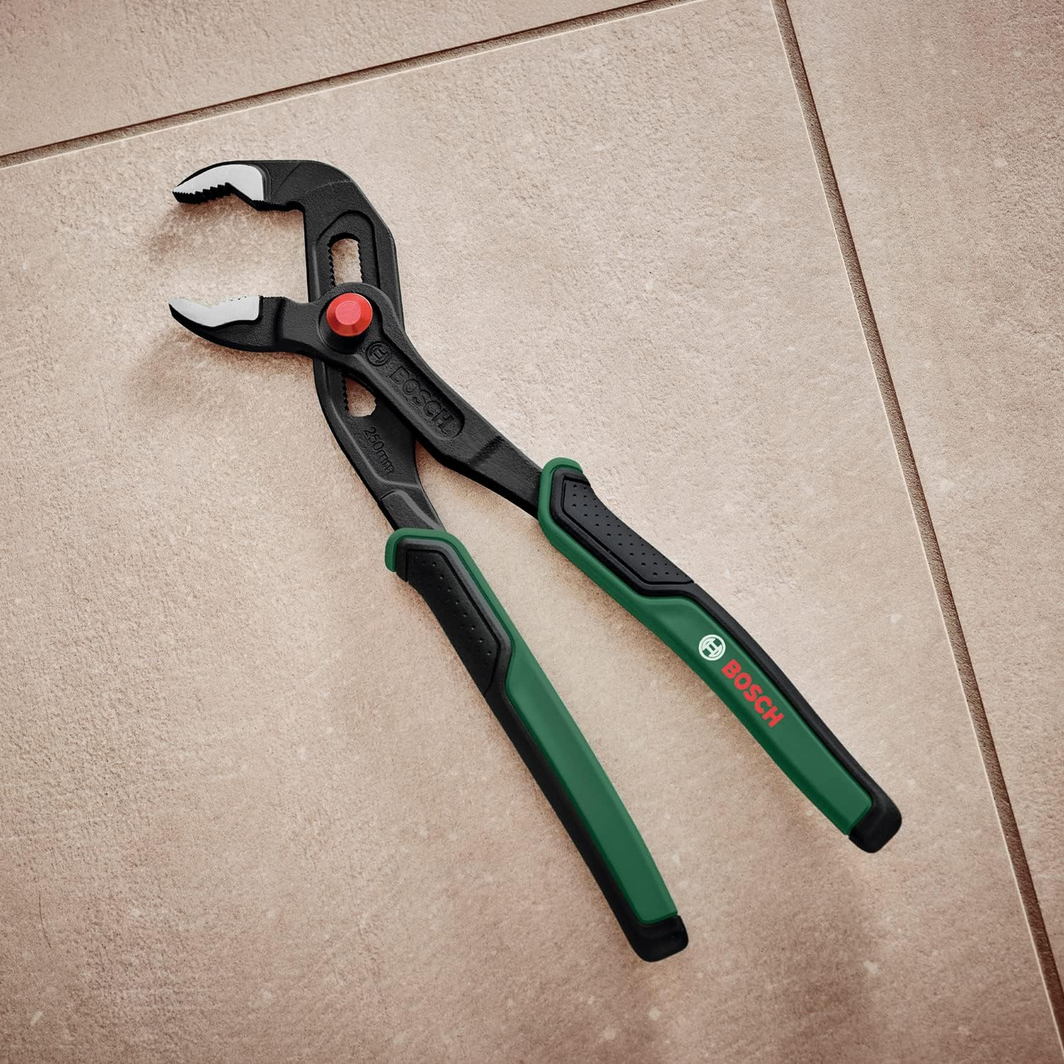 Bosch Home & Garden Water Pump Pliers (Multi-Grip, Long-Lasting Water Pump Pliers with Push Button Adjustment for Heavy-Duty and Everyday Tasks; 250Mm; Soft-Grip Handle) image number 3