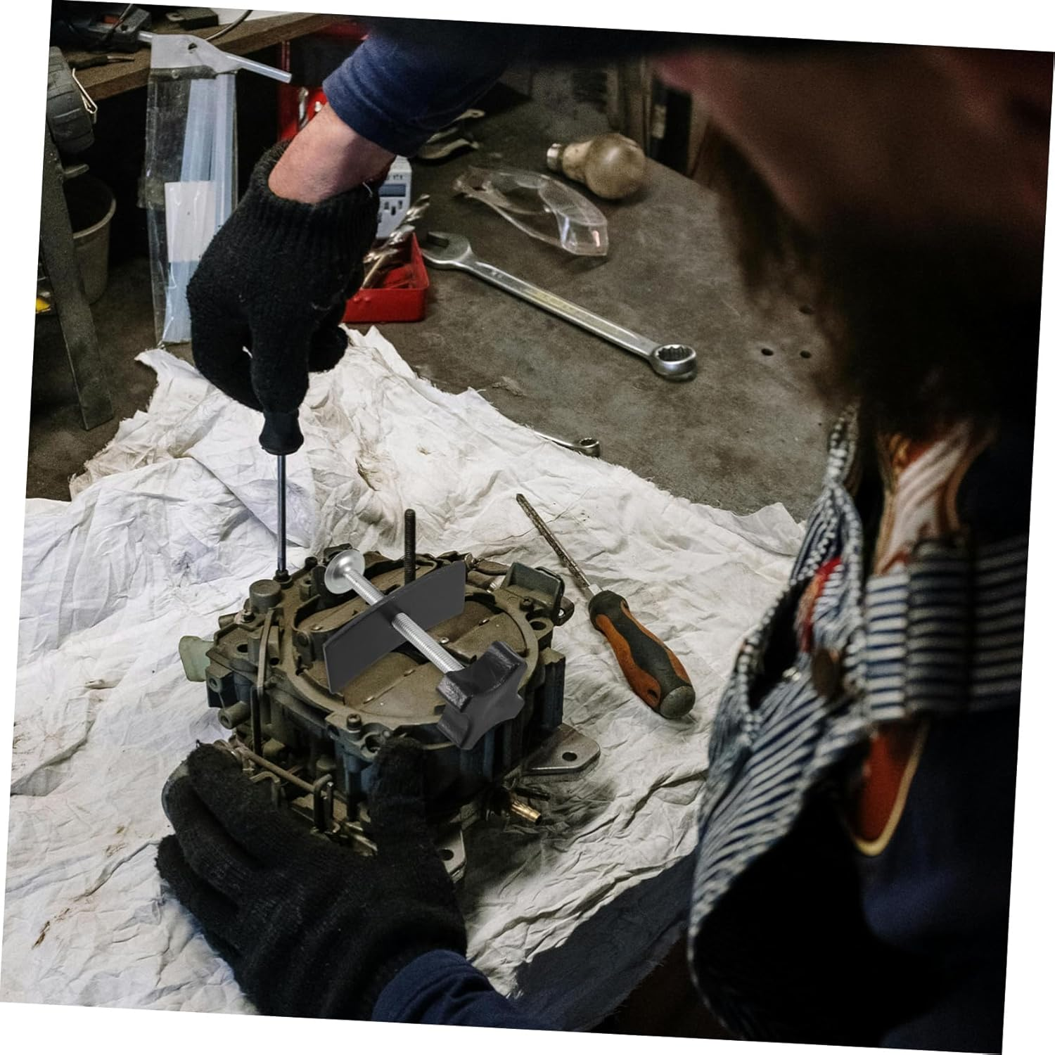 GANAZONO Brake Piston Tool Kit Automotive Brake Caliper Piston Reset Tool for Mechanics