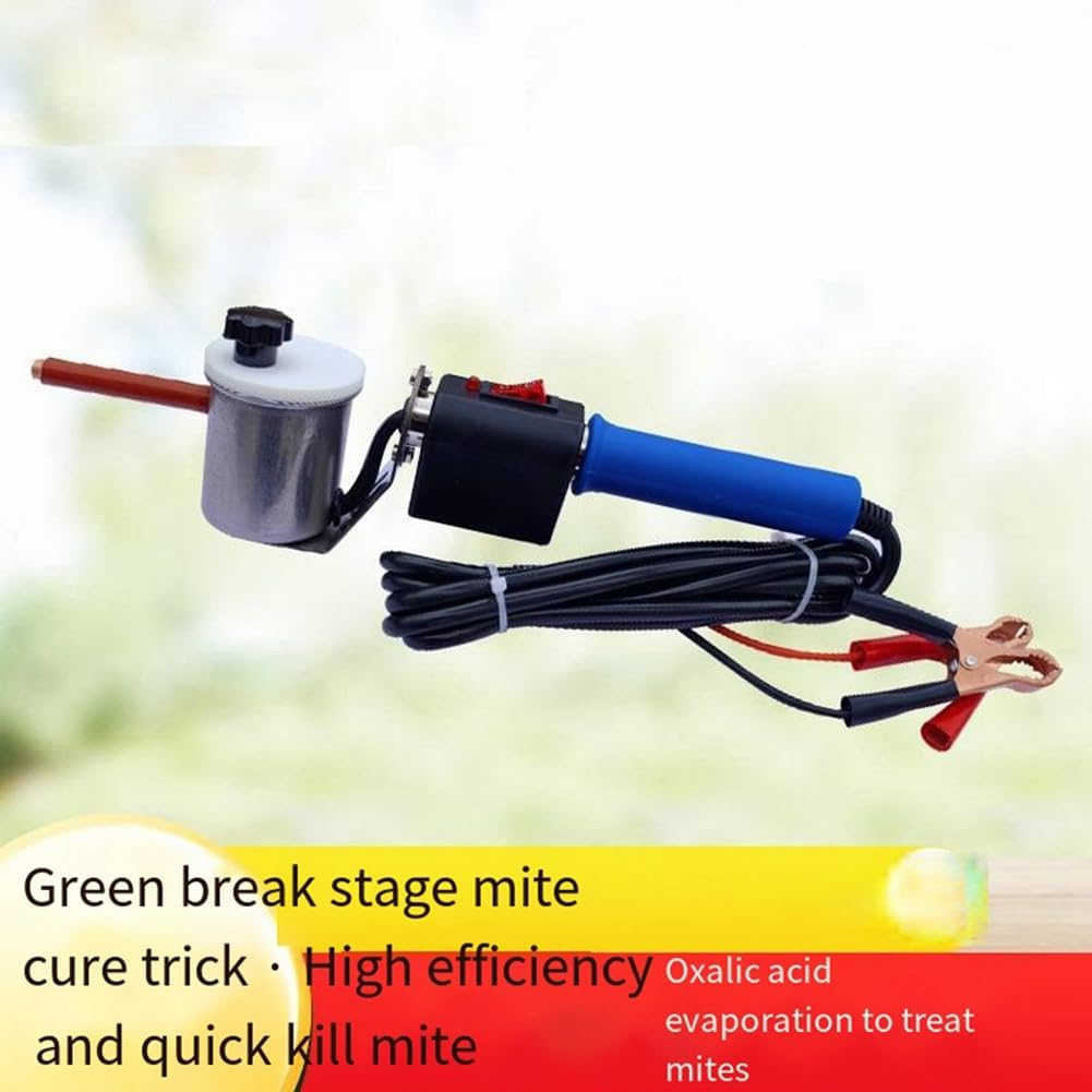 Upgraded Oxalic Acid Evaporator, Bee and Mite Atomizer, Electric Heating Bee and Acaricide Nest Door Evaporator Easy Install Easy to Use image number 1