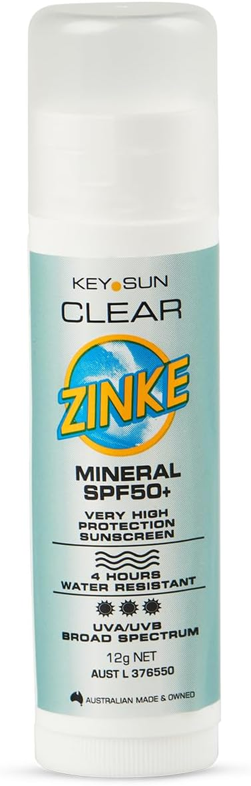 ZINKE SPF 50+ Clear Mineral 12G Stick image number 3