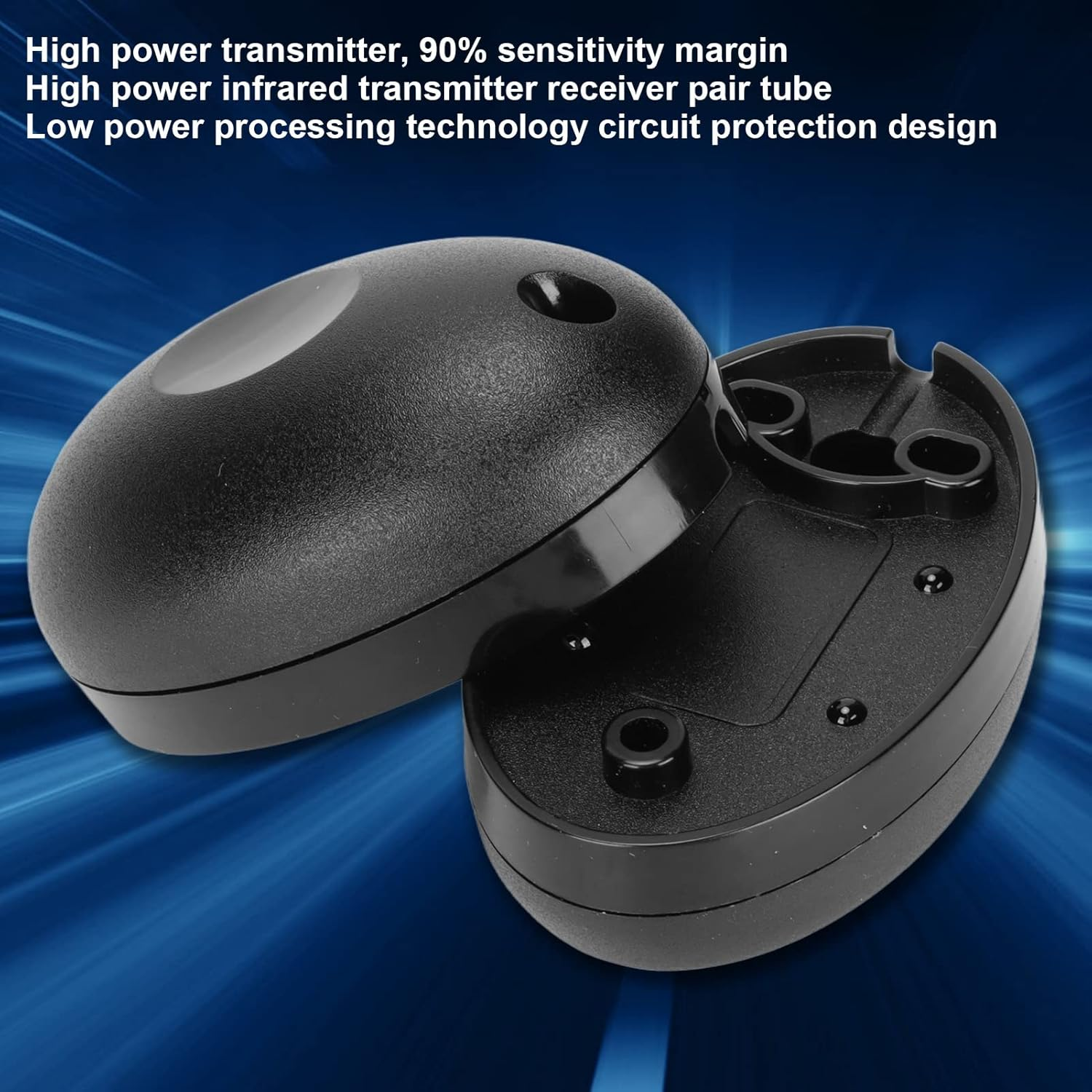 Infrared Alarm Sensor,Infrared Beam Sensor Outdoor Waterproof Single Beam Infrared Beam Alarm,For Security System Factory Warehouse Small Supermarkets image number 3