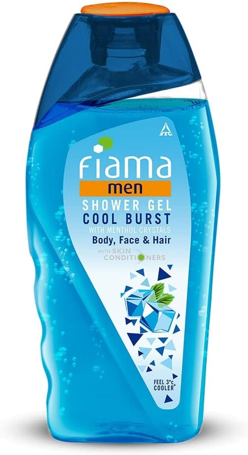 Fiama Men Shower Gel Cool Burst, Body Wash with Skin Conditioners for Moisturised Skin, 250 Ml Bottle image number 2