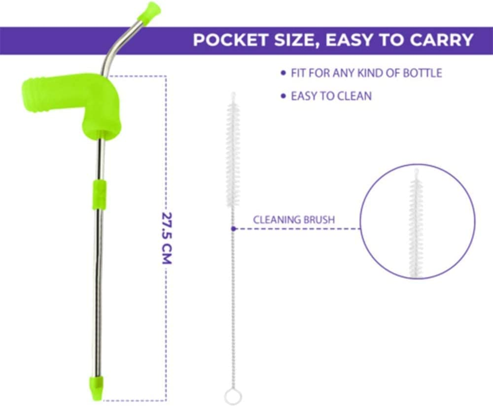 Beer Snorkel, Beer Bong Funnel, Beer Shotgun Tool, Chug Bud, Chugbud, Beer Chug, Premium Funnel for Beer Drinking Games, Spring Break, College, Tailgating, Bachelor, Straw Hens Bucks House Party (Green) image number 3