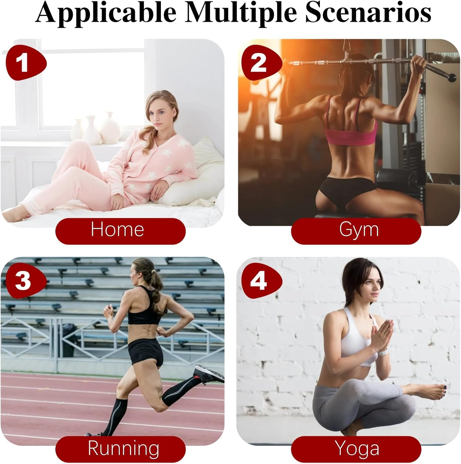 Maternity Gym Shorts with Belly Support Maternity Yoga Short Leggings Workout Shorts with Pockets Pregnancy Activewear for Women Running Yoga image number 2