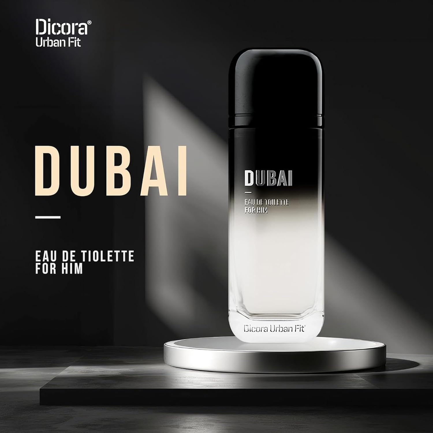 Dubai by Dicora Urban Fit - Cologne for Men - Top Notes of Lime and Grapefruit - Middle Notes of Mint and Jasmine - 5.07 Oz EDT Spray image number 1