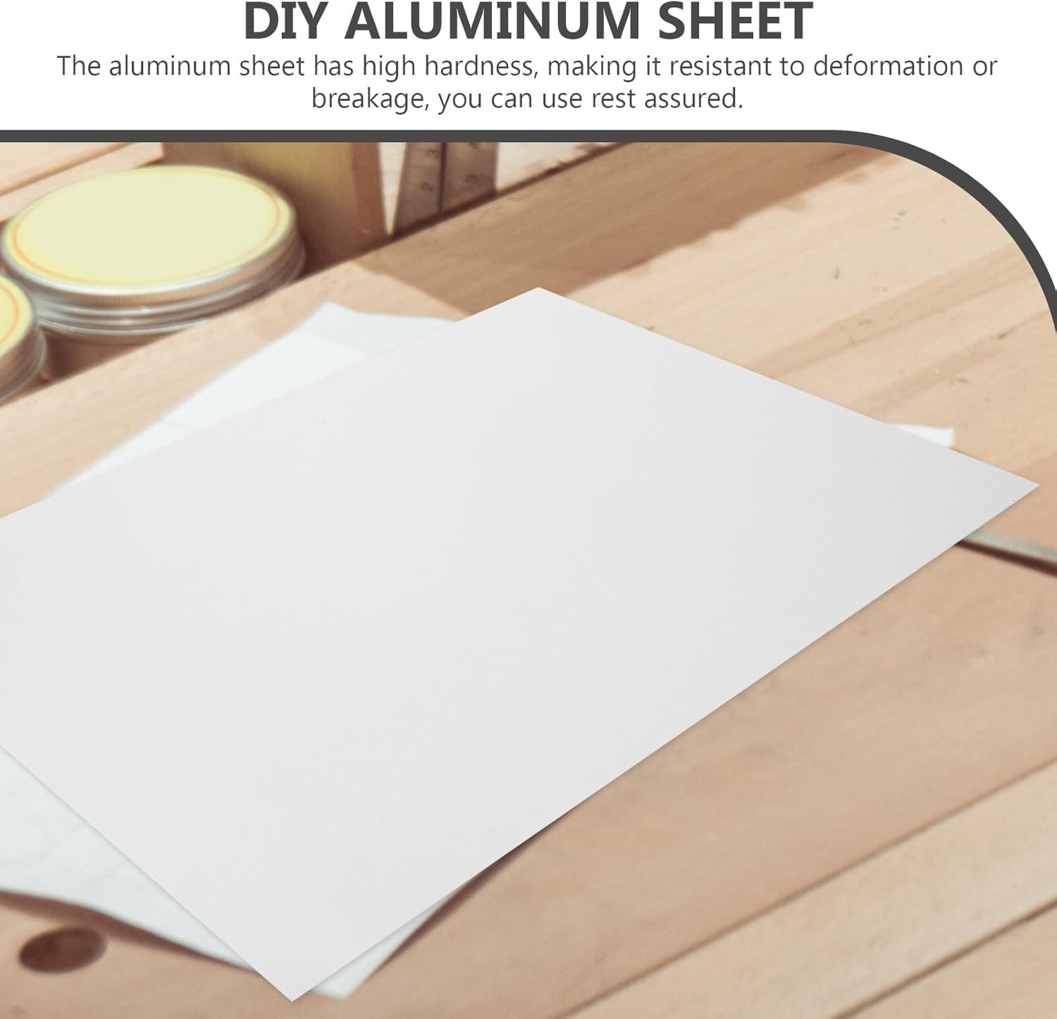 10 Pcs Aluminum Sheet Metal 11.6 X 8.25 Inch Flat Plain Thin Aluminum Plate A4 Rectangle Aluminum Metal Plate for Crafting, Industrial image number 1