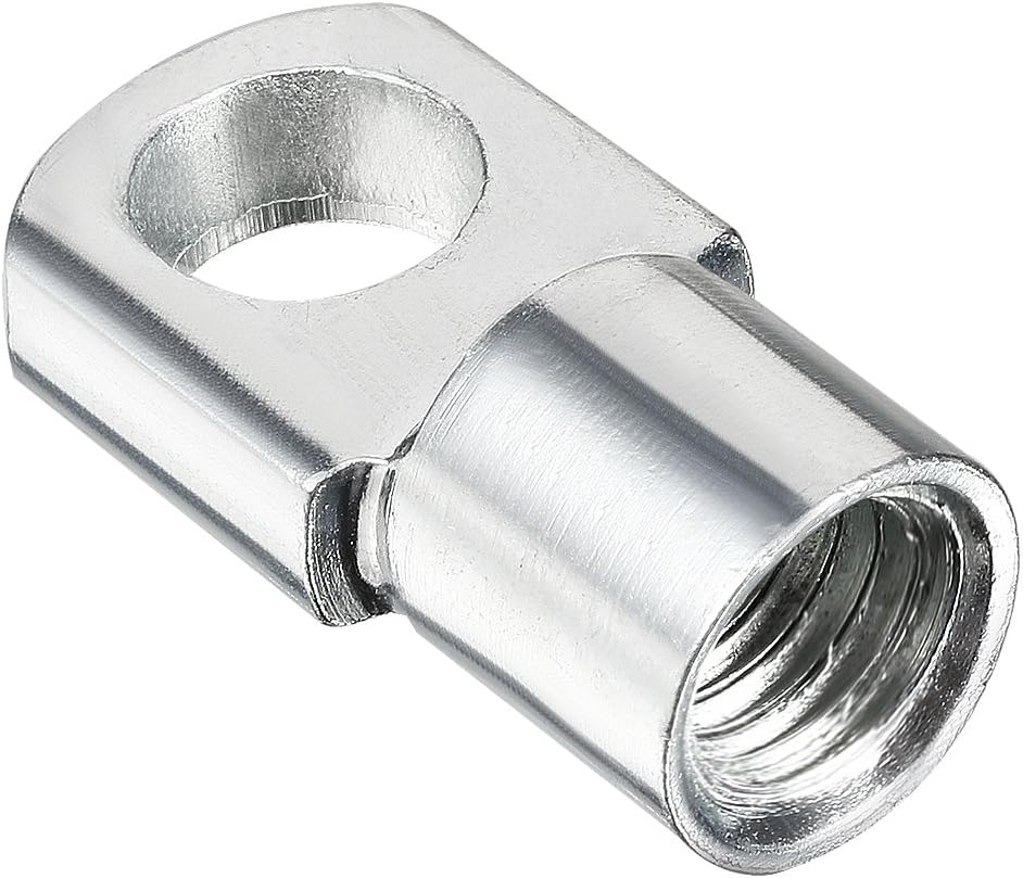 Uxcell Gas Spring End Fitting M8 Female Thread 8Mm Hole Dia A3 Steel Silver Tone 2Pcs image number 5