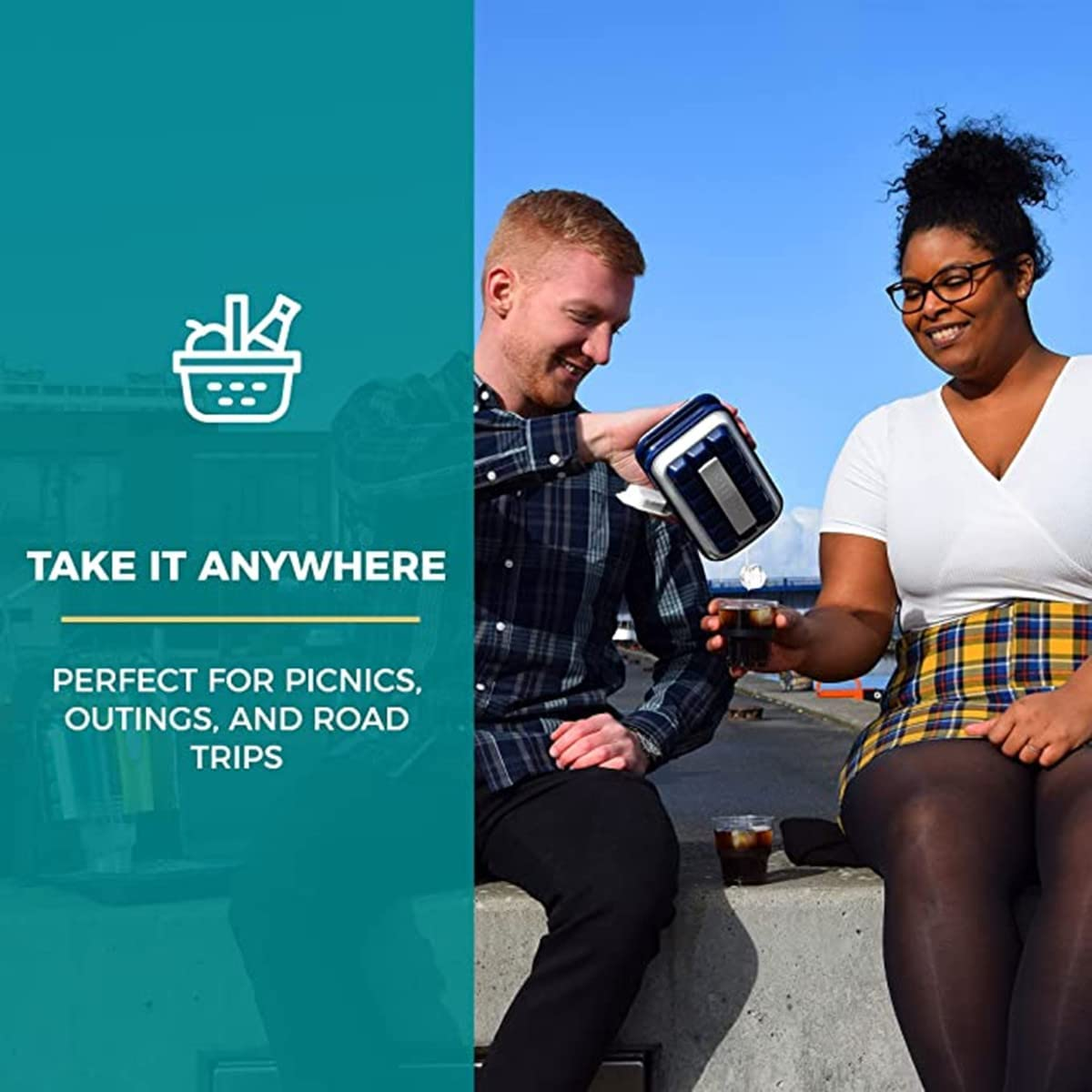 Portable Ice Ball Maker,Ice Trays for Freezer,2 in 1 Portable Ice Cube Tray with Lid for Indoor and Outdoor, Ice Ball Maker Mold for Chilled Drinks, Cocktail, Whiskey, 16 Cubes image number 6