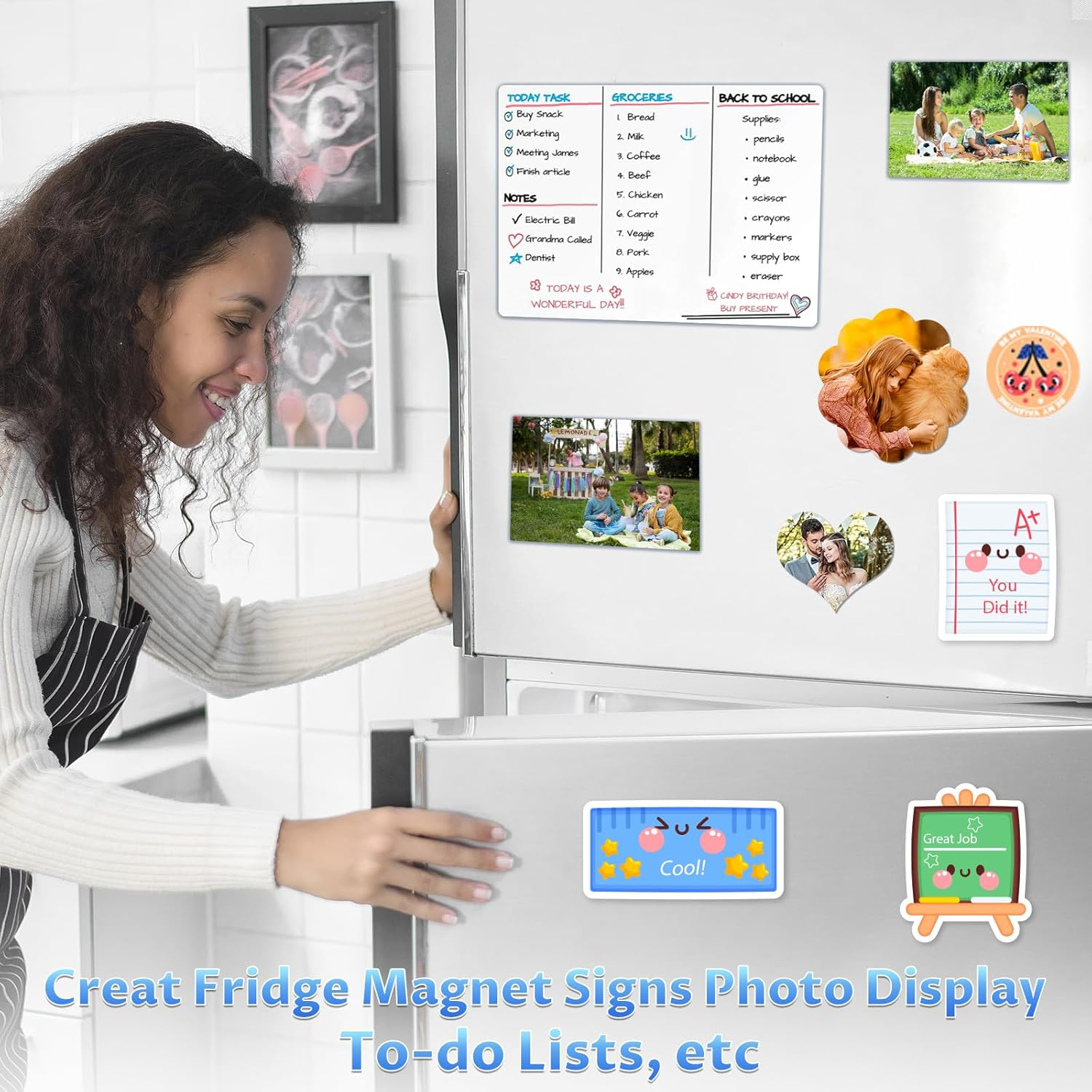 Printable Magnetic Sheets 8.5X11 Inches, 15 Sheets Glossy Print Paper Non-Adhesive Backing, 12Mil Thickness for Inkjet Printers DIY Flexible Magnet Photos image number 5