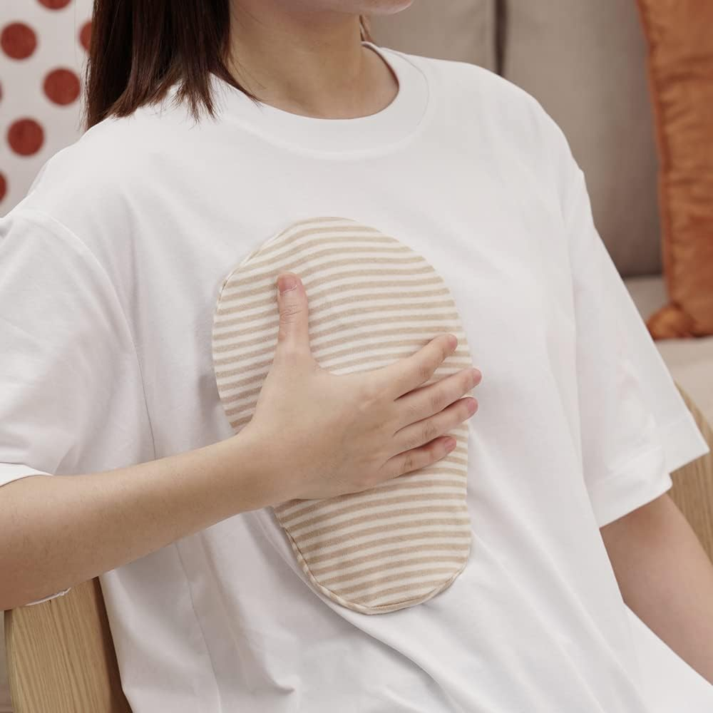 Haakaa Hot & Cold Reusable Breast Therapy Pads-2Pk (Blush) Nursing Pads for Breastfeeding Essentials, Improve Milk Flow, Relieve Engorgement, Mastitis & Plugged Ducts image number 6