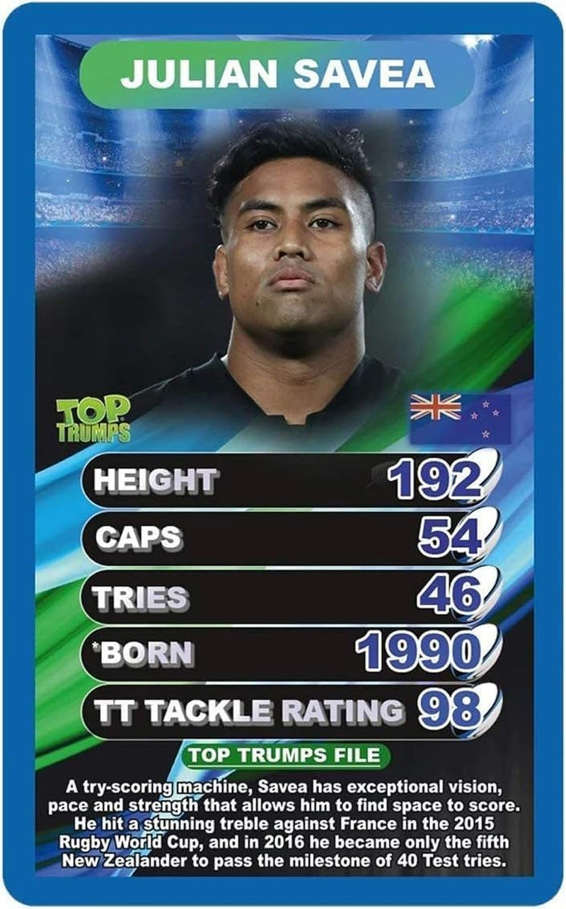 Top Trumps Winning Moves : World Rugby Stars Card Game image number 2