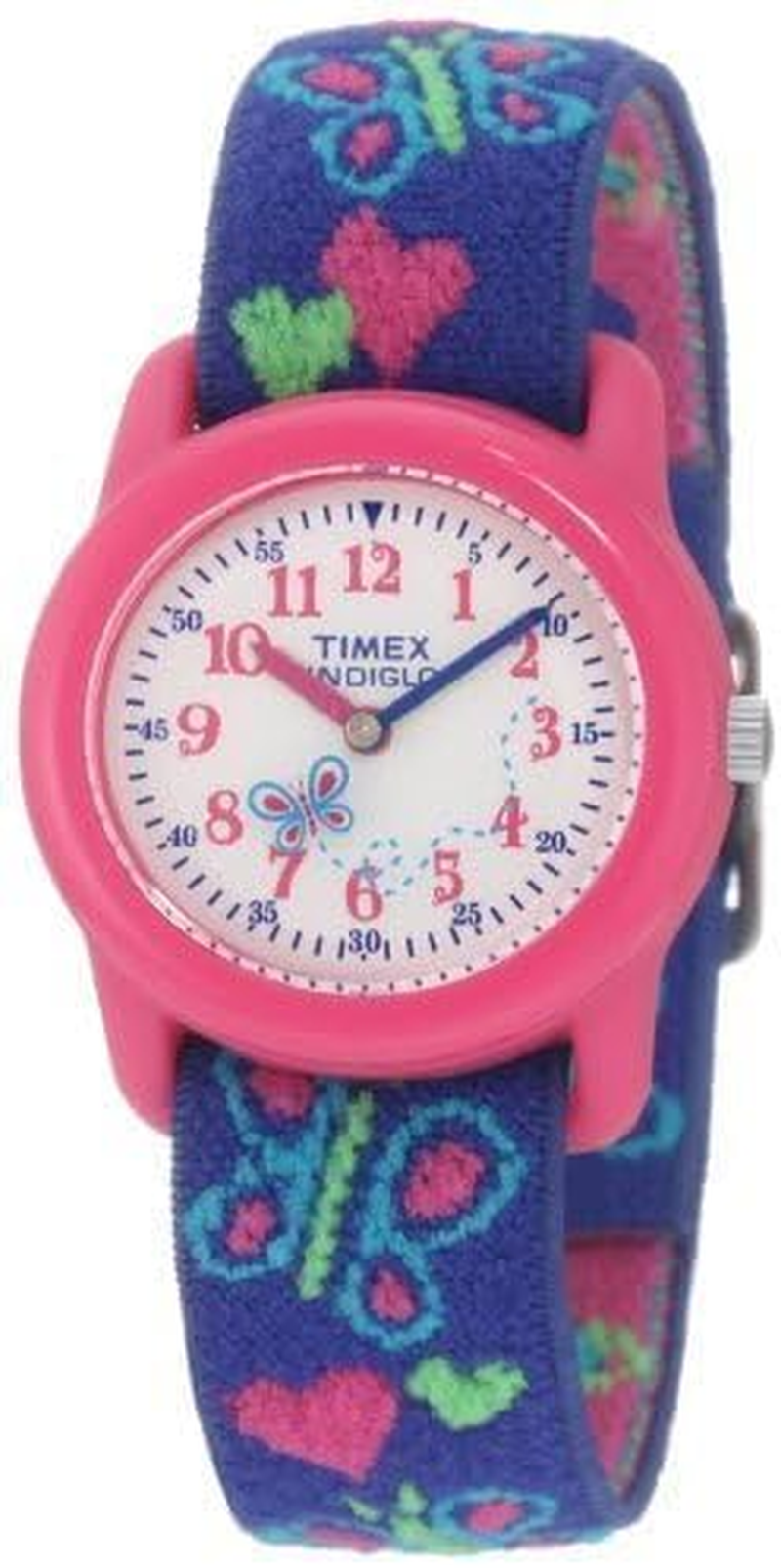 Timex Girls Time Machines Analog Elastic Fabric Strap Watch image number 3