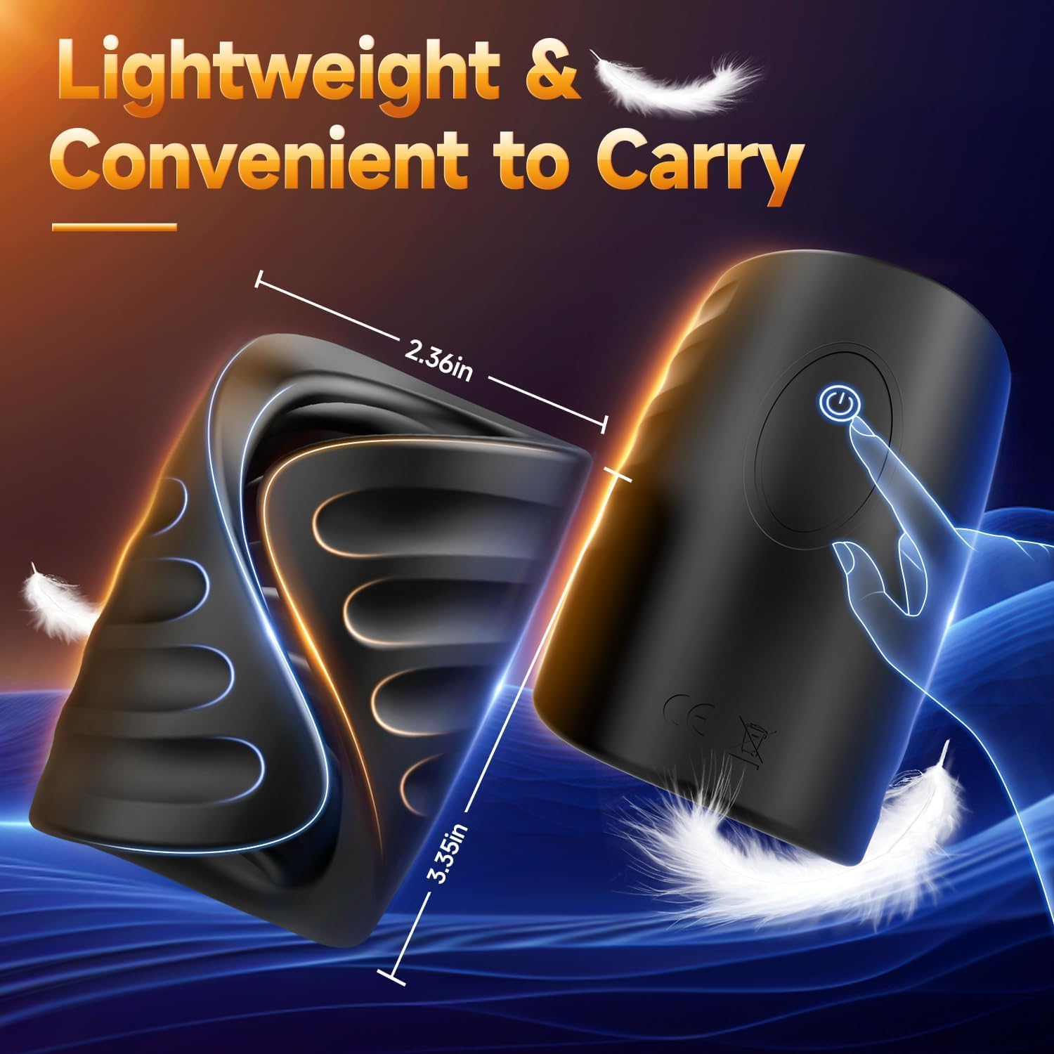 LONZYON Male Sex Toys for Men - Male Masturbator Penis Training Vibrator with APP Control, Vibrating Sex Toy Strokers Glans Trainer Stimulator, Mens Sex Machine Masturbators Adult Games (Black) image number 6