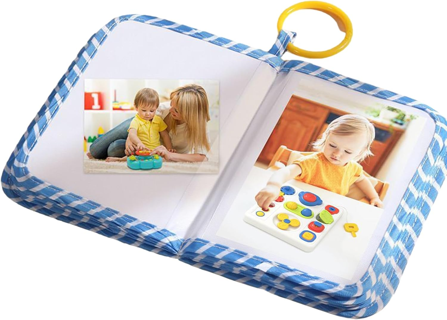 Baby'S First Photo Album - Babys First Photo Album Soft | Soft Cloth Souvenir with Mirror Memory Keeping Keepsake for Parents Memories Birthday Family Kids