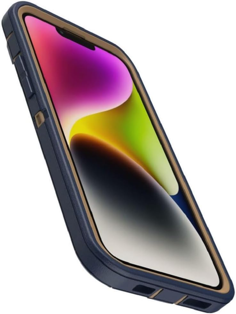 Otterbox Iphone 14 & Iphone 13 (Only) - Defender Series Case - Blue Suede Shoes - Rugged & Durable - with Port Protection - Case Only - Non-Retail Packaging image number 3