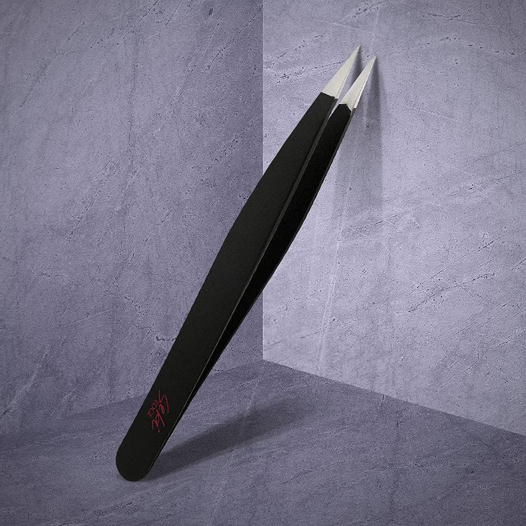 Seki Edge Black Stainless Steel Point Tweezer (SS-501) image number 2