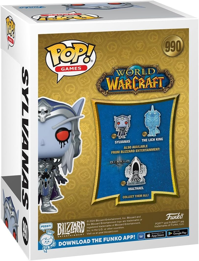 FUNKO POP! Games: Blizzard Villains S1 - Warcraft - Sylvanas image number 6