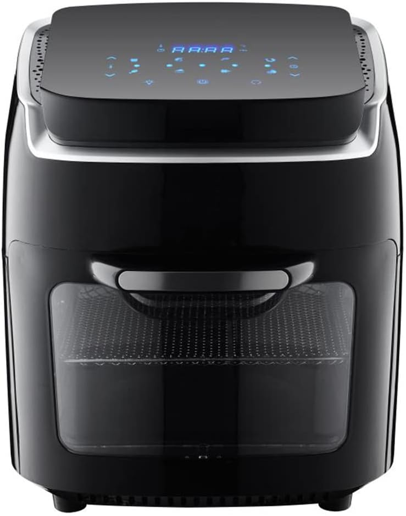 Heller 12L Digital Air Fryer 1800W Electric Oven Cooker W/Basket/Tray/Rack Black image number 2