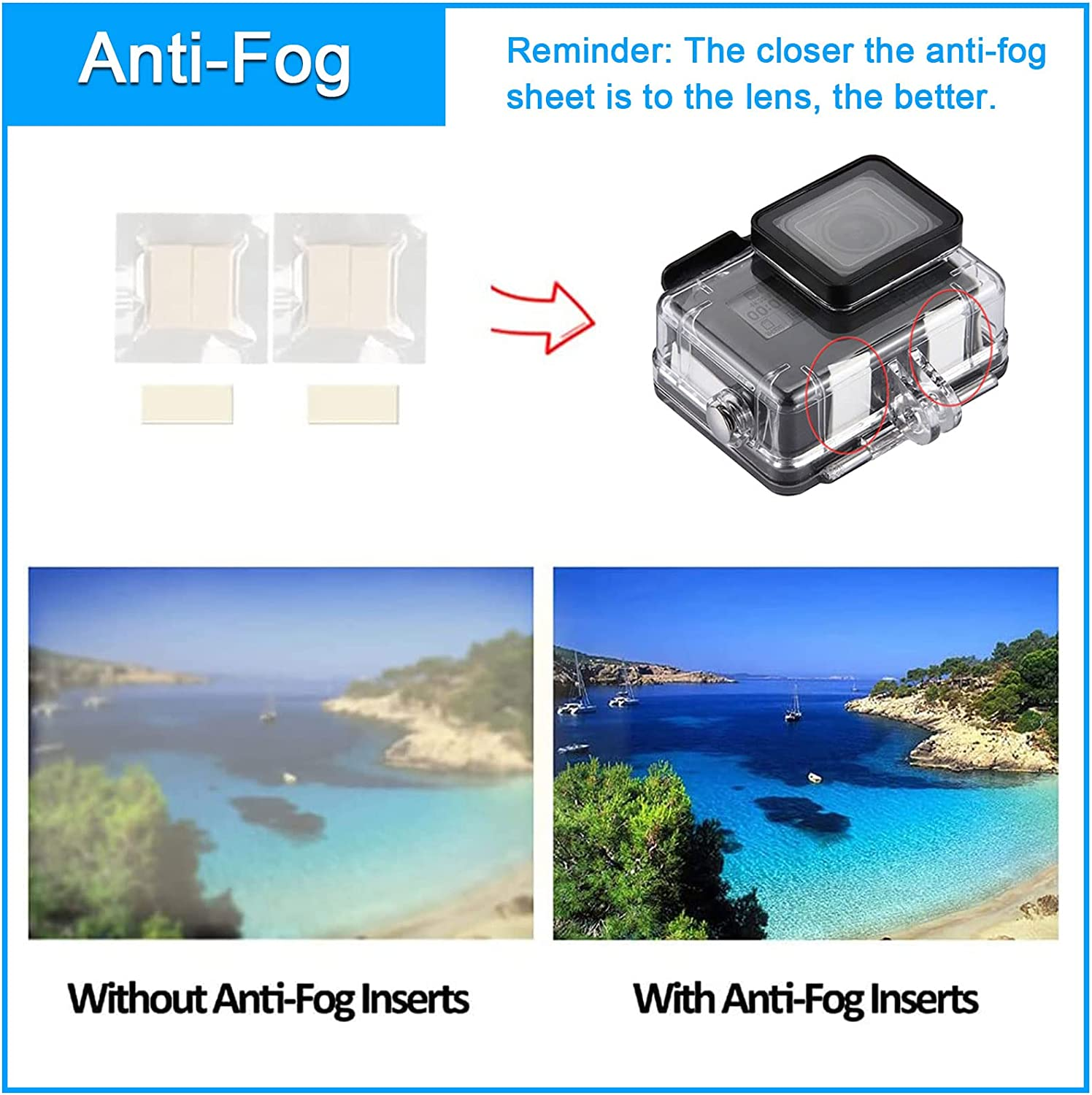 For Gopro Hero 8 Black Accessories Waterproof Protection Housing Case Diving 60M Protective for Gopro Hero 8 Sports Camera, IP68