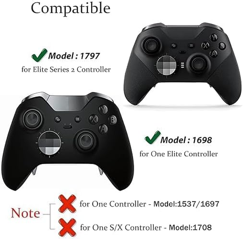 4 Pcs Elite Controller Paddles for Xbox One Elite Controller Series 2,Elite Series 1,Elite 2 Core Controller,Stainless Steel Paddles Hair Trigger Locks Replacement Parts for Xbox Elite One image number 6