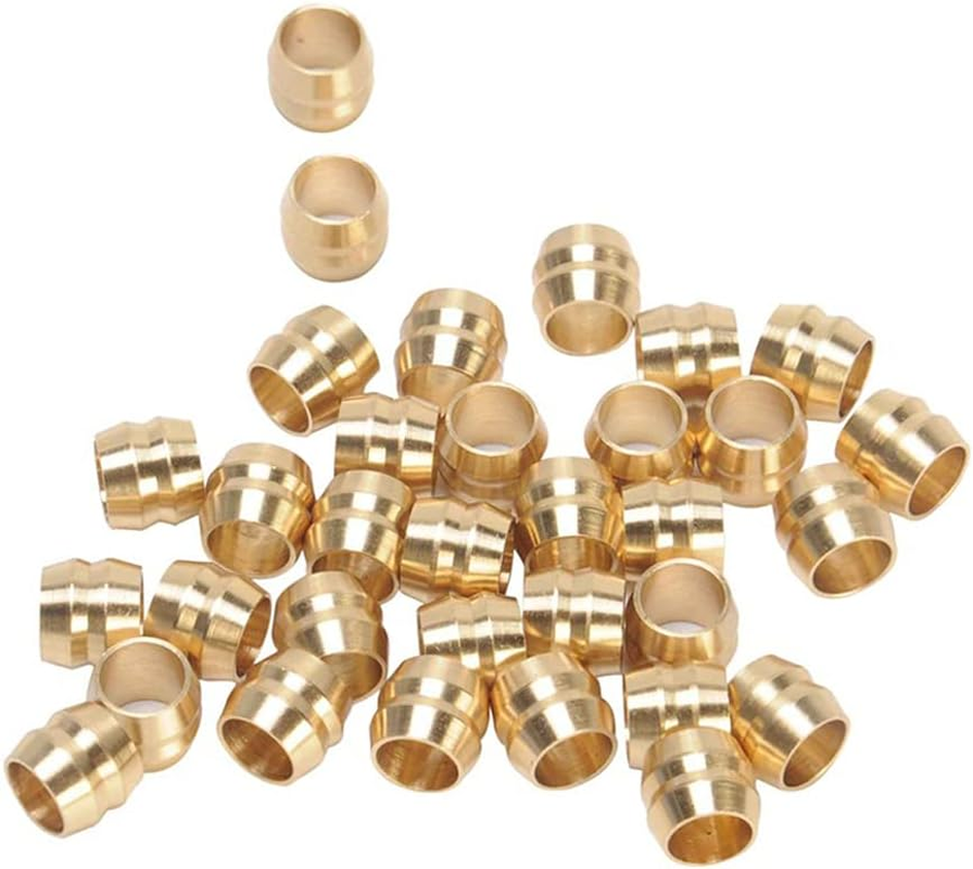 10PCS Bicycle Brake Olive and Brass Connecting Insert Kit for Shimano BH59 BH90 Bike Hydraulic Disc Brake Hose image number 1