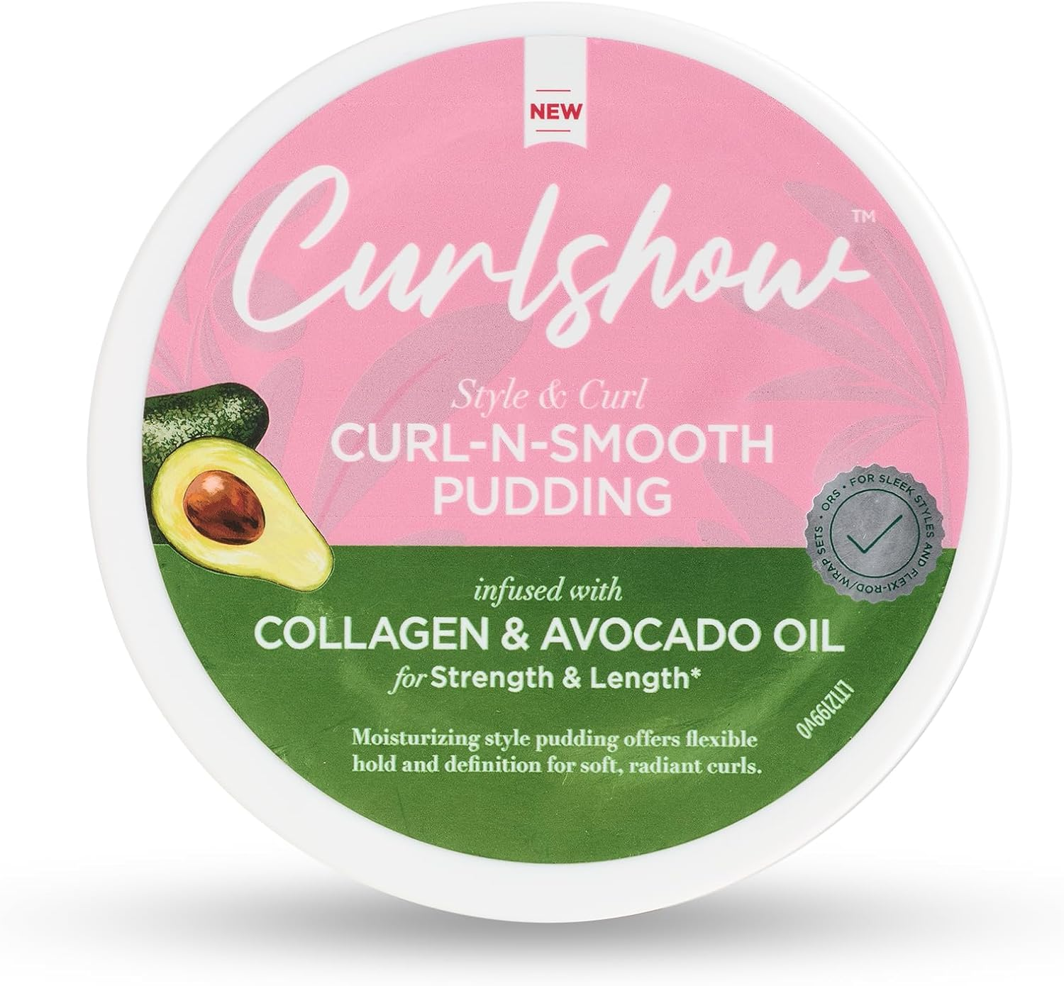 ORS Curlshow Curl-N-Smooth Pudding Collagen & Avocado Oil 340G (12Oz) image number 2