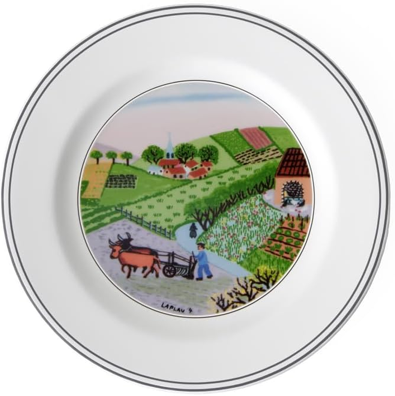 Villeroy & Boch Design Naif Dinner Plate #1 Going to Market image number 1