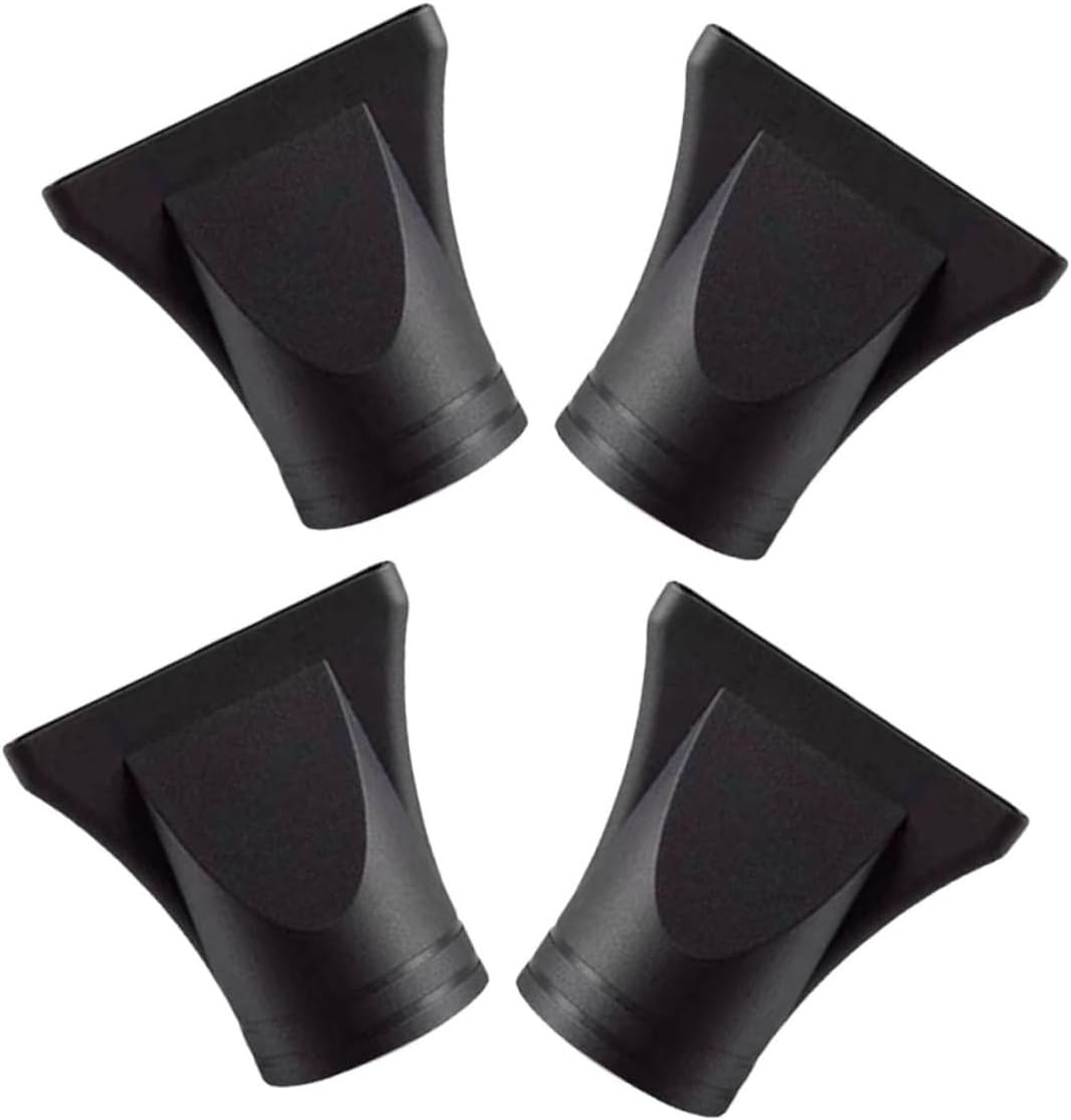 Ipetboom 4Pcs High Temperature Plastic Hair Dryer Nozzle Diffuser Replacement Blow Dryer Attachment Styling Tool for Salon Home Use image number 1