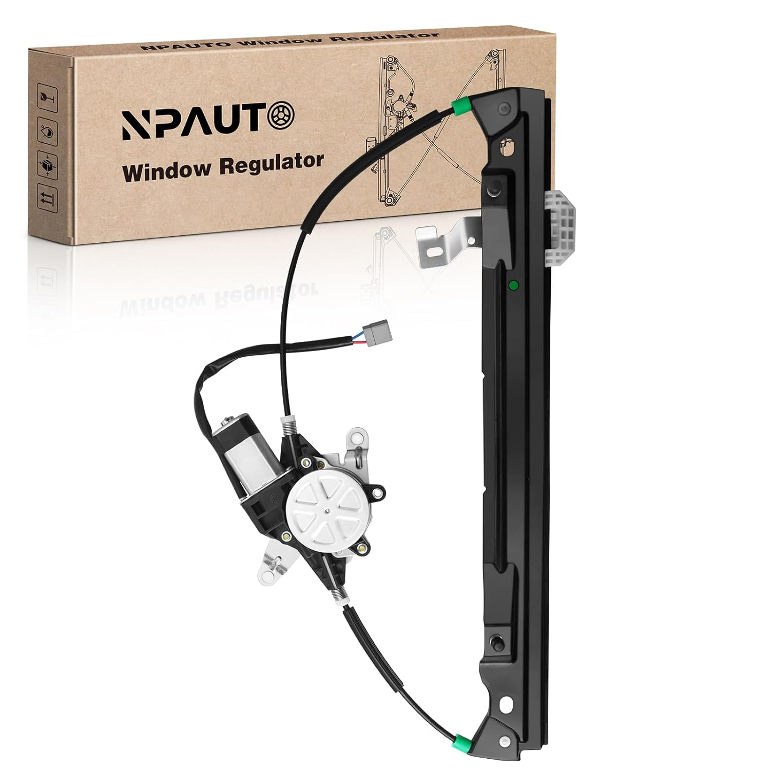 Rear Passenger Side Power Window Regulator W/Motor Replacement for 2002-10 F-Ord Explorer, 2007-10 Fo-Rd Explorer Sport Trac, 2002-10 MERC-URY Mountaineer, 2003-05 Lin-Coln Aviator, Right, 748-507 image number 3