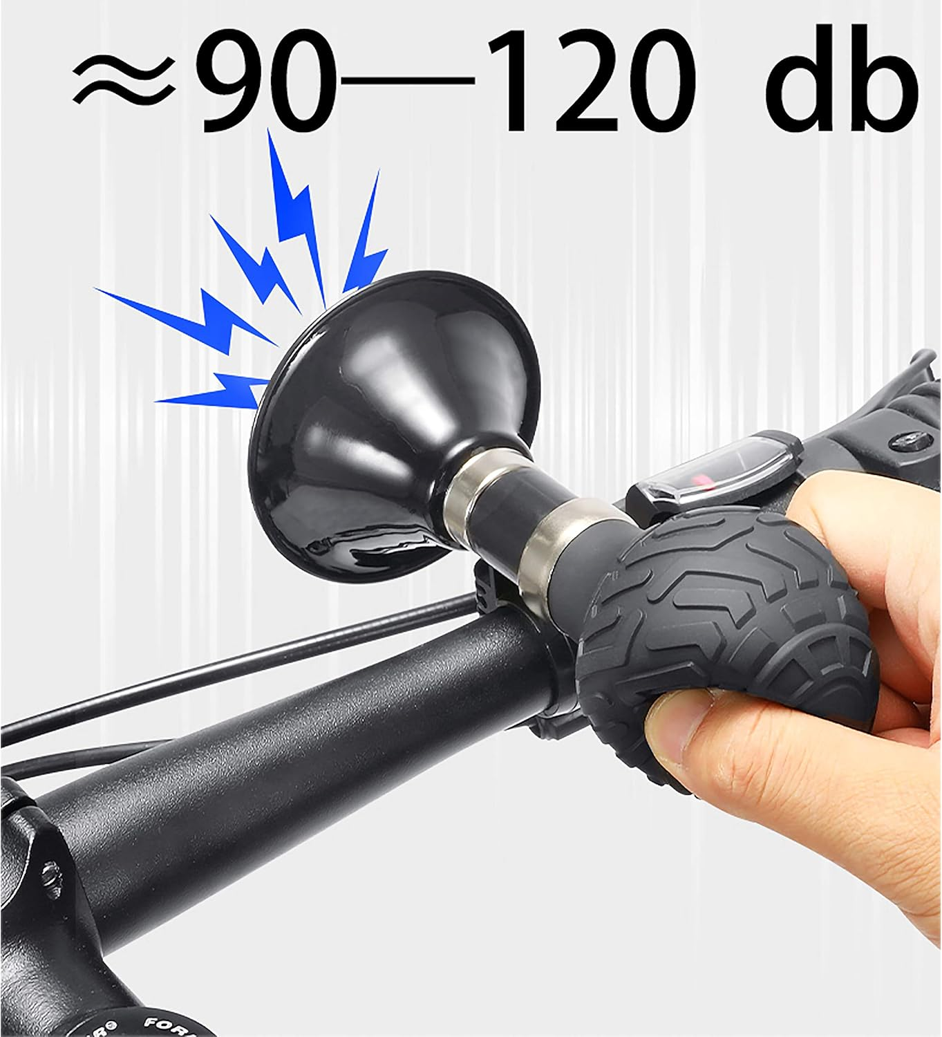 KEWAYO Disney Cars Horn, Classic Clown Bugle Horn Metal Bike Horn Bicycle Bell for Vehicles Golf Cart, High-Decibel Horn image number 5