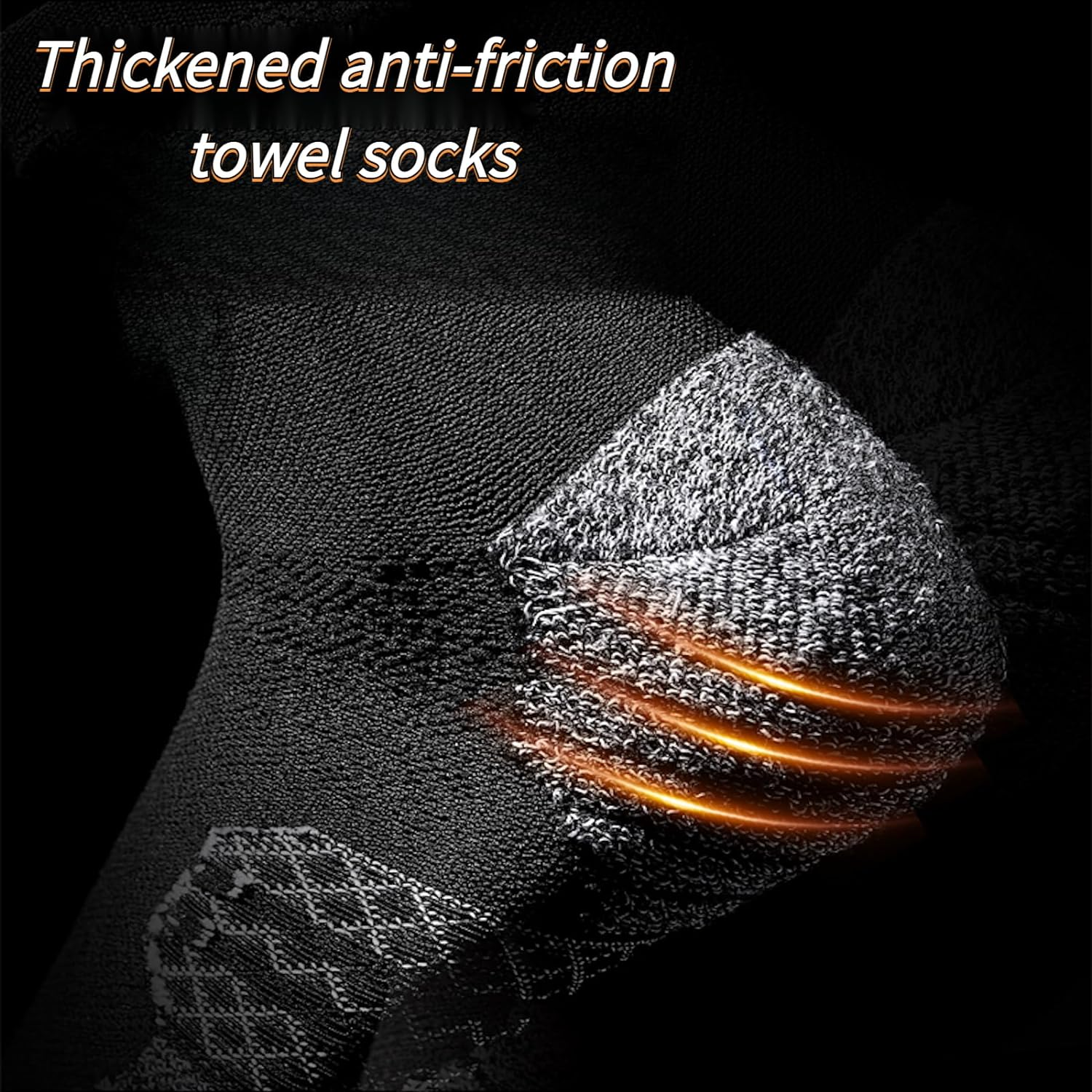 2/3 Pairs Ankle Socks Men Women Breathable Cotton Cushion Tab Crew Socks Wicking Non-Slip Athletic Trainer Socks X131 image number 6