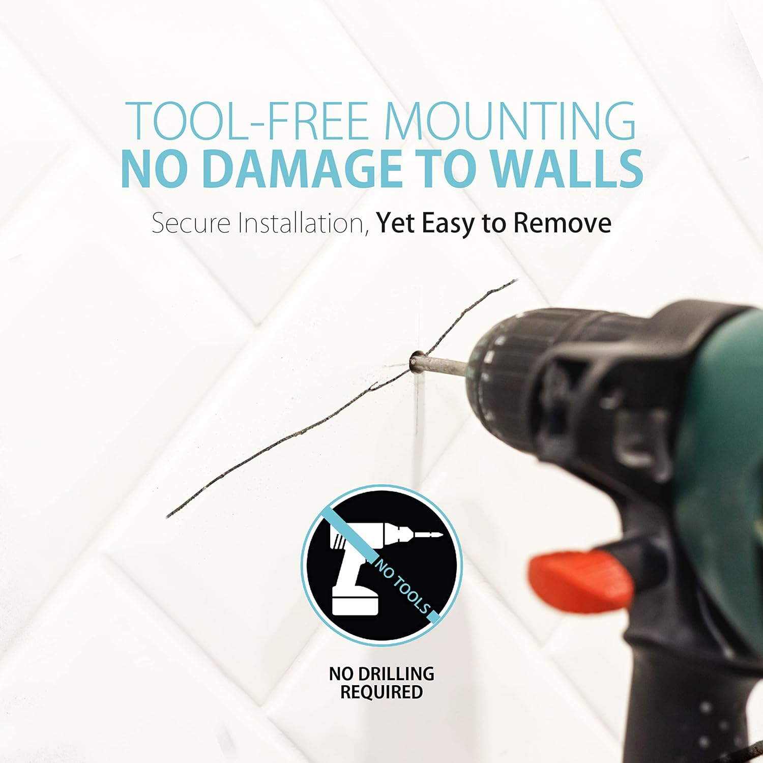 Better Living Products 77384 Clever Soap and Shower Triple Dispenser, Black/Chrome image number 4