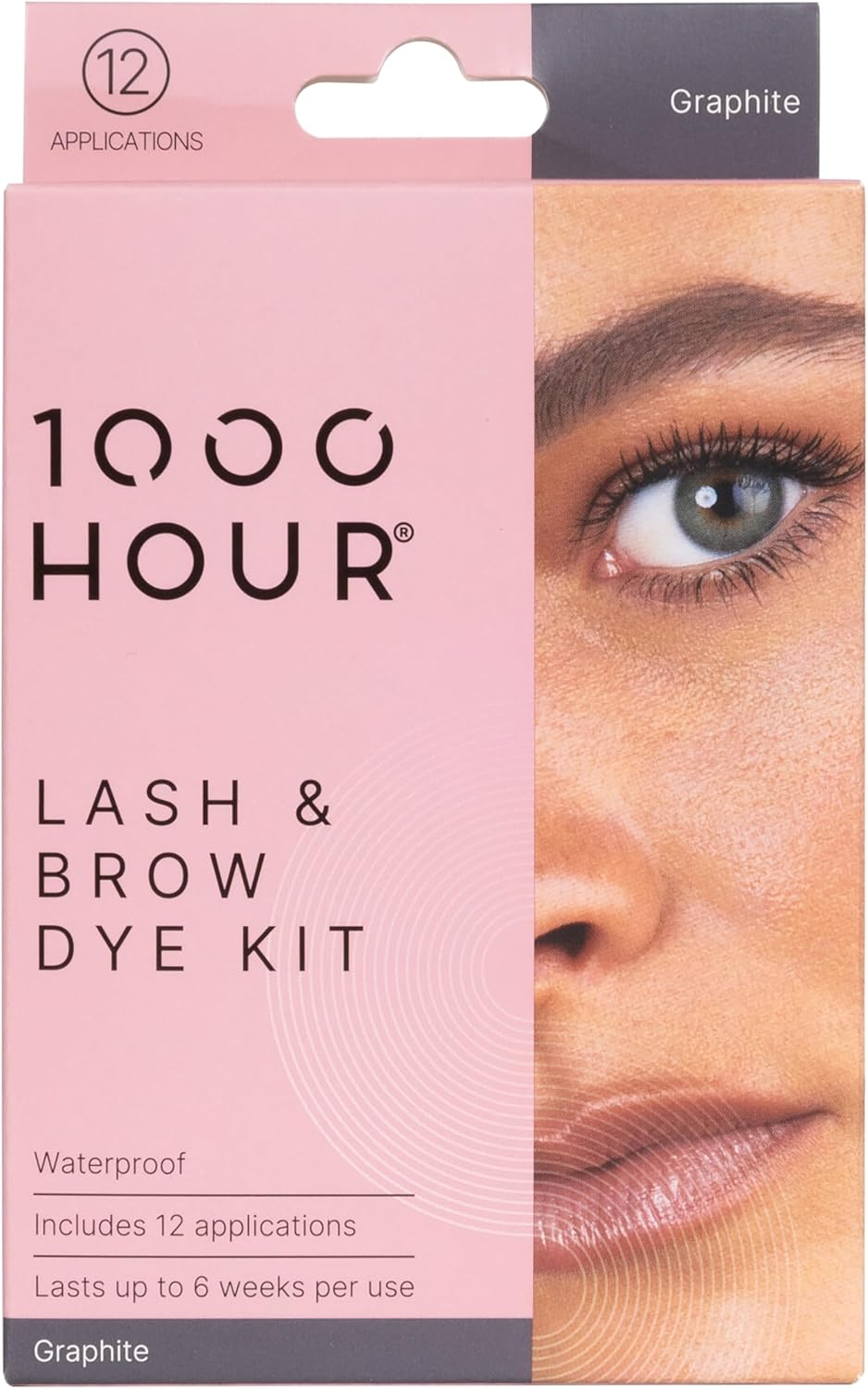 1000 Hour Eyelash and Brow Dye Kit, Graphite
