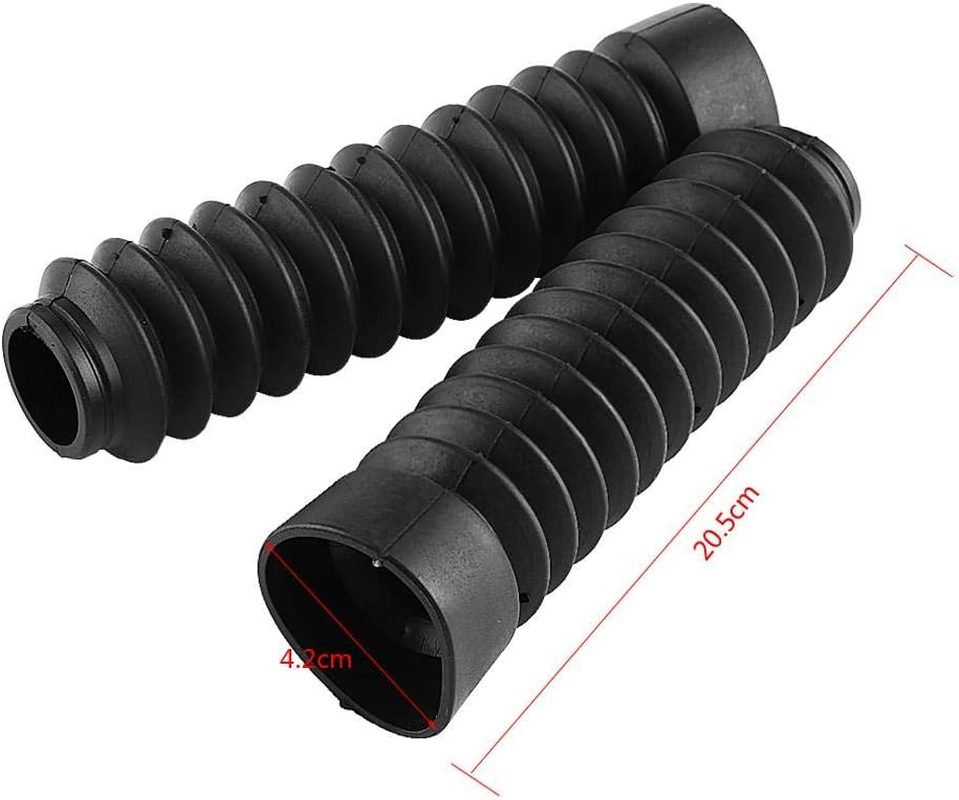 Motorcycle Front Fork Cover, 205X42Mm Plastic Universal Dust Cover Gaiters Shock Boots Front Fork Guards Motorcycle Accessory for Dirt Bike Motorbike(Blue) image number 2