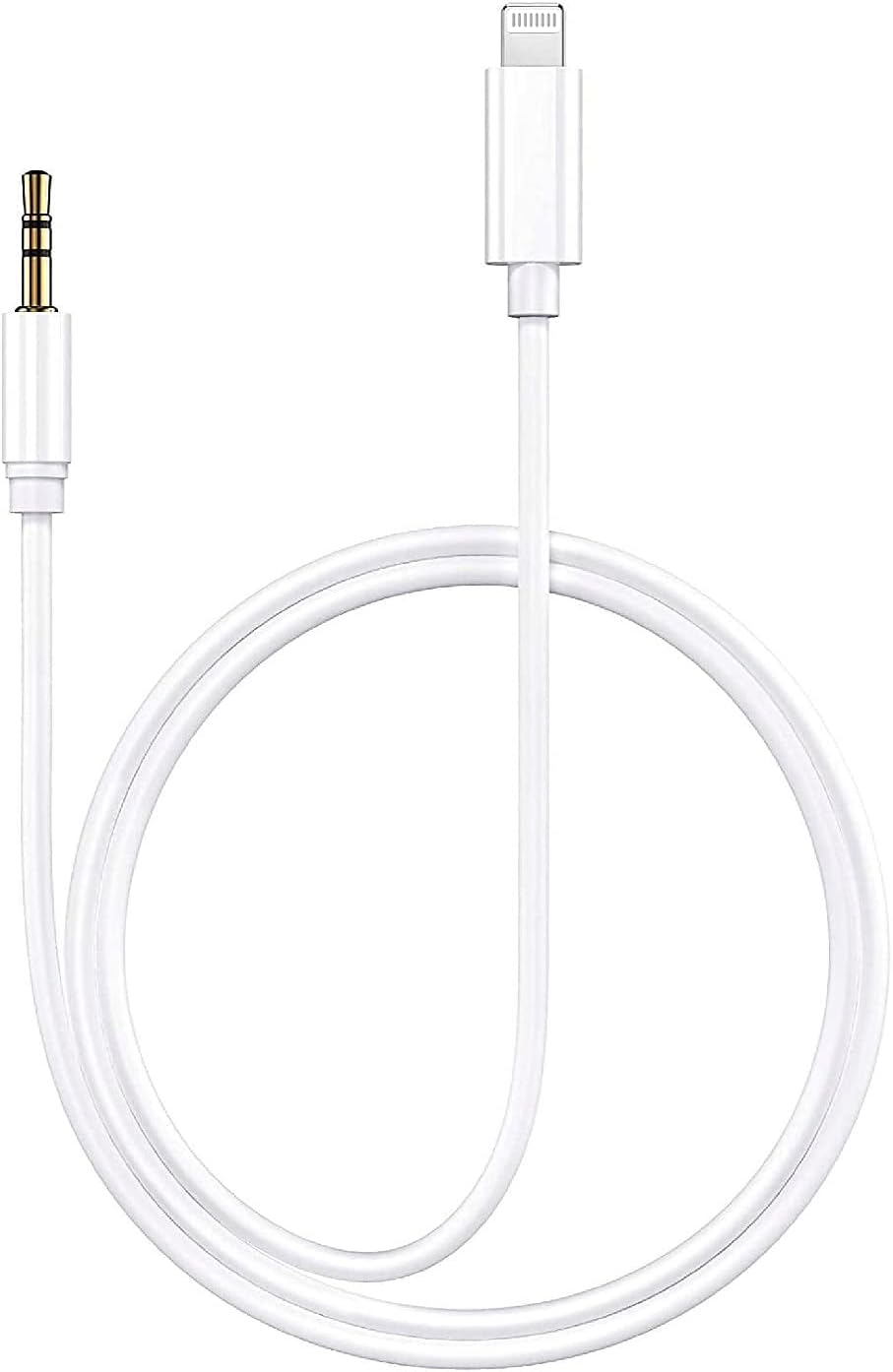 [Apple Mfi Certified] Iphone Aux Cord for Car, Lightning to 3.5 Mm Headphone Jack Adapter Male Aux Stereo Audio Cable Compatible with Iphone SE/11/11 Pro/Xs/Xr/X 8 7 Ipad/Ipod (3.3FT White) image number 3