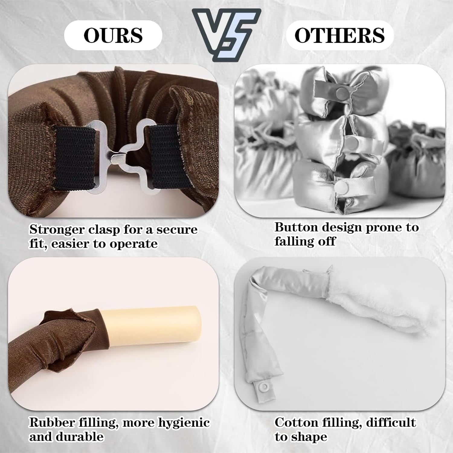 TAIHOBO 9 Pieces Curlers Overnight Set, Heatless Curls Band, Soft and Comfortable, Non-Damaging Curls without Heat for Hair, Zoned Hair Noodle for Various Hairstyles Can Be Created image number 5