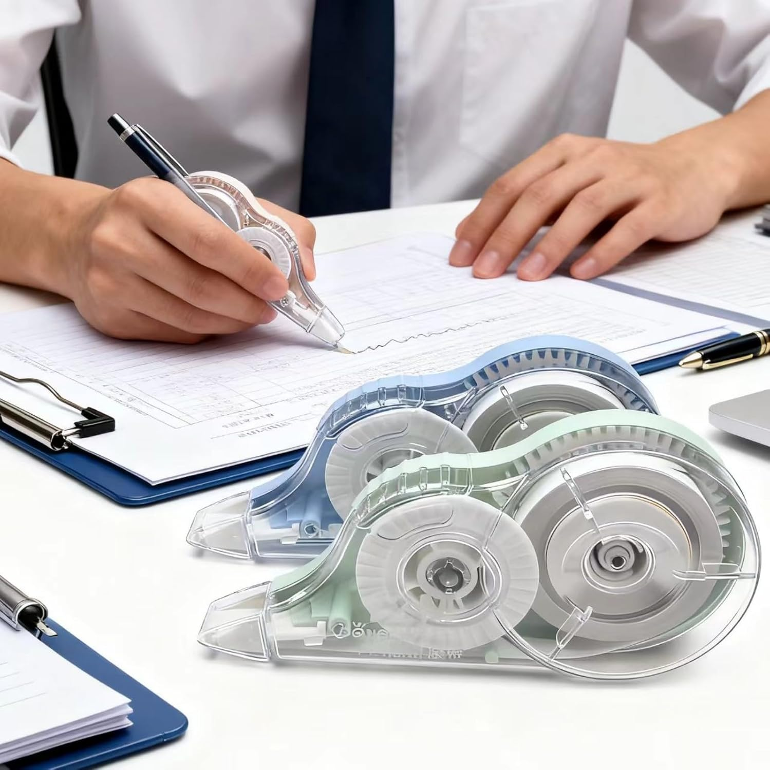 6 Pack Mini Correction Tape, Differentcolor Cute Transparent White Out Tape for School Office Supplies, Instant Dry Correction Tape for Students, Girls Stationery (6 Colors)