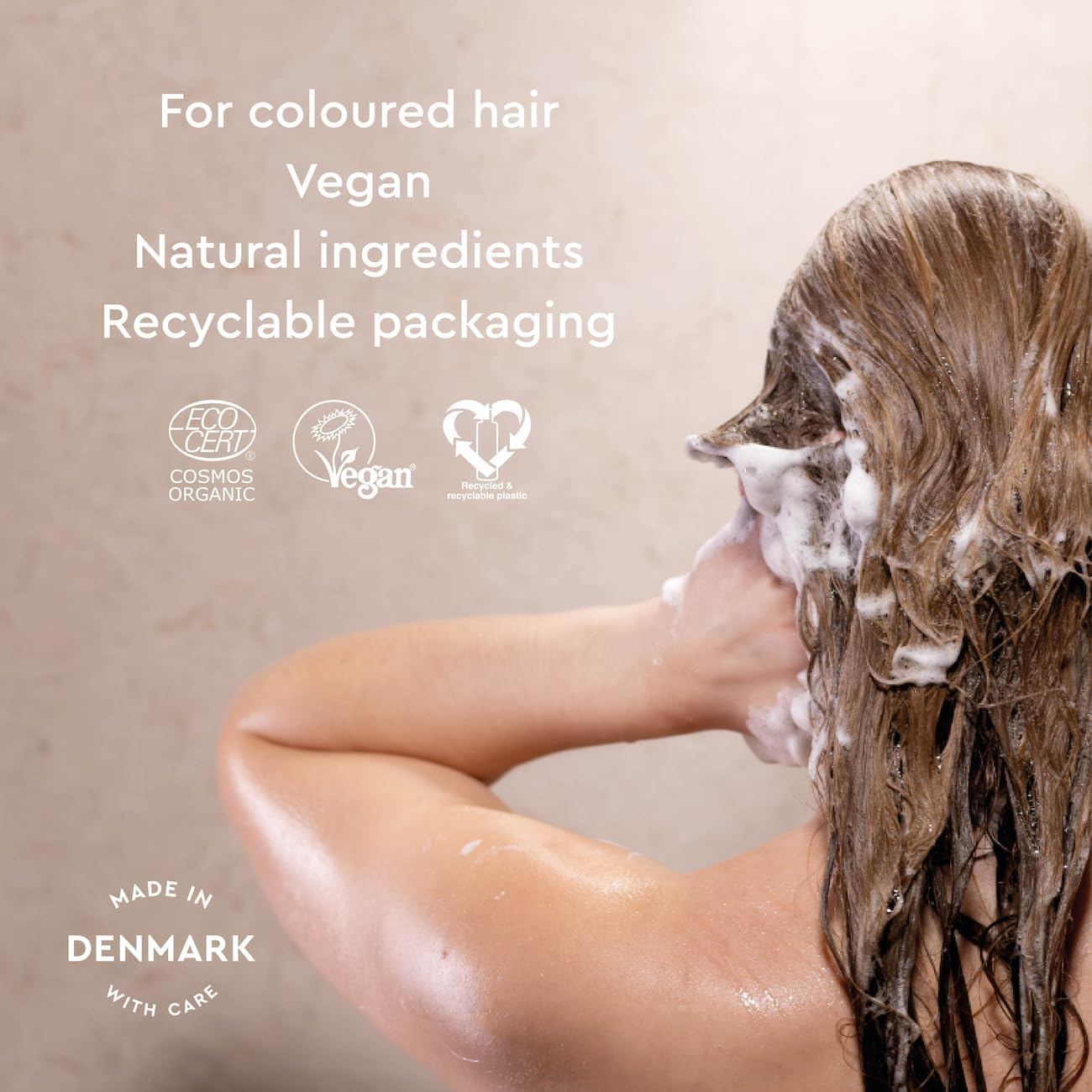 Urtekram - for Coloured Hair - Soft Wild Rose - 500 Ml, Vegan, Organic, Natural Origin image number 4