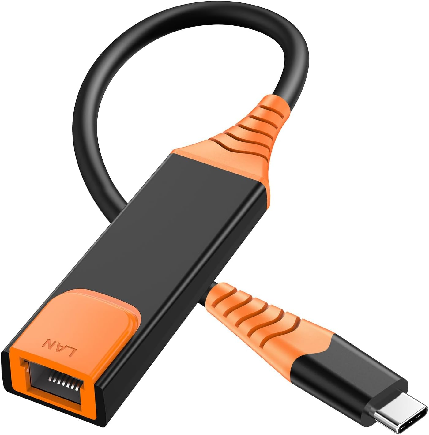 USB C to Ethernet Adapter, 1000Mbps Type C RJ45 Network Adaptor Thunderbolt 4/3 Wired LAN Internet Converter Gigabit for Switch 2 Iphone 16/15/Plus/Pro Max, Galaxy S24, PC, Macbook Air, Ipad