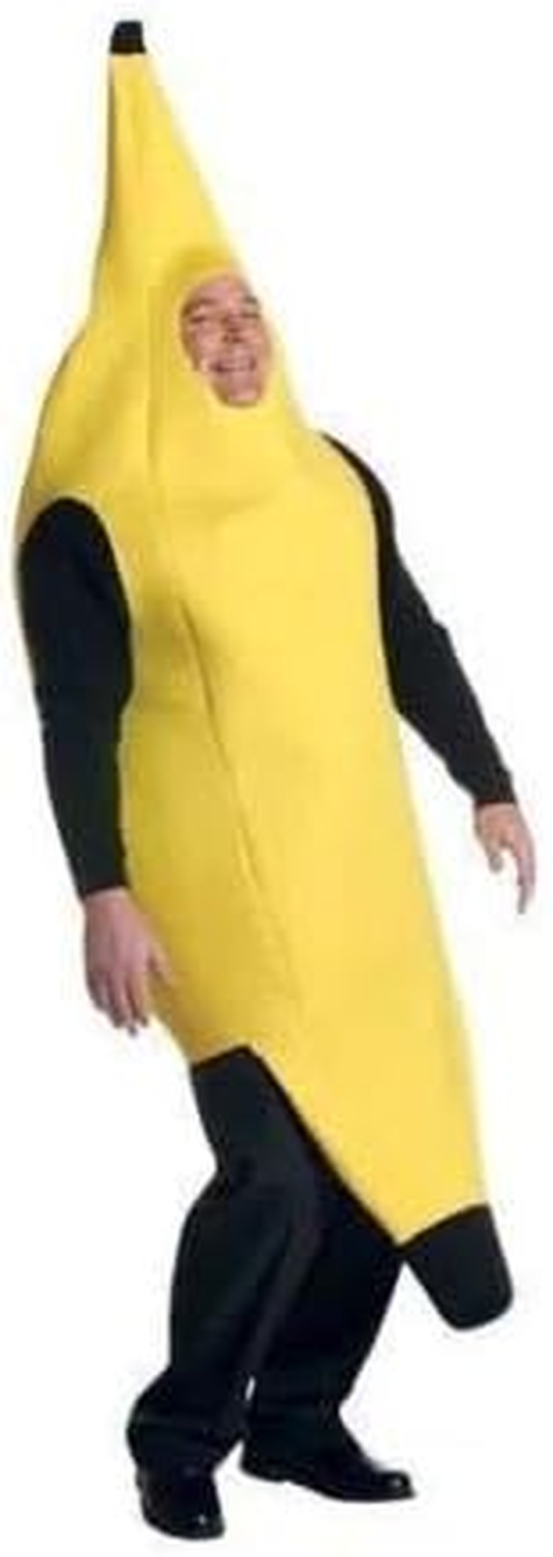 Christmas Adult Fancy Dress Men'S Banana Bodysuit Funny Fruit Outfit Costume image number 4