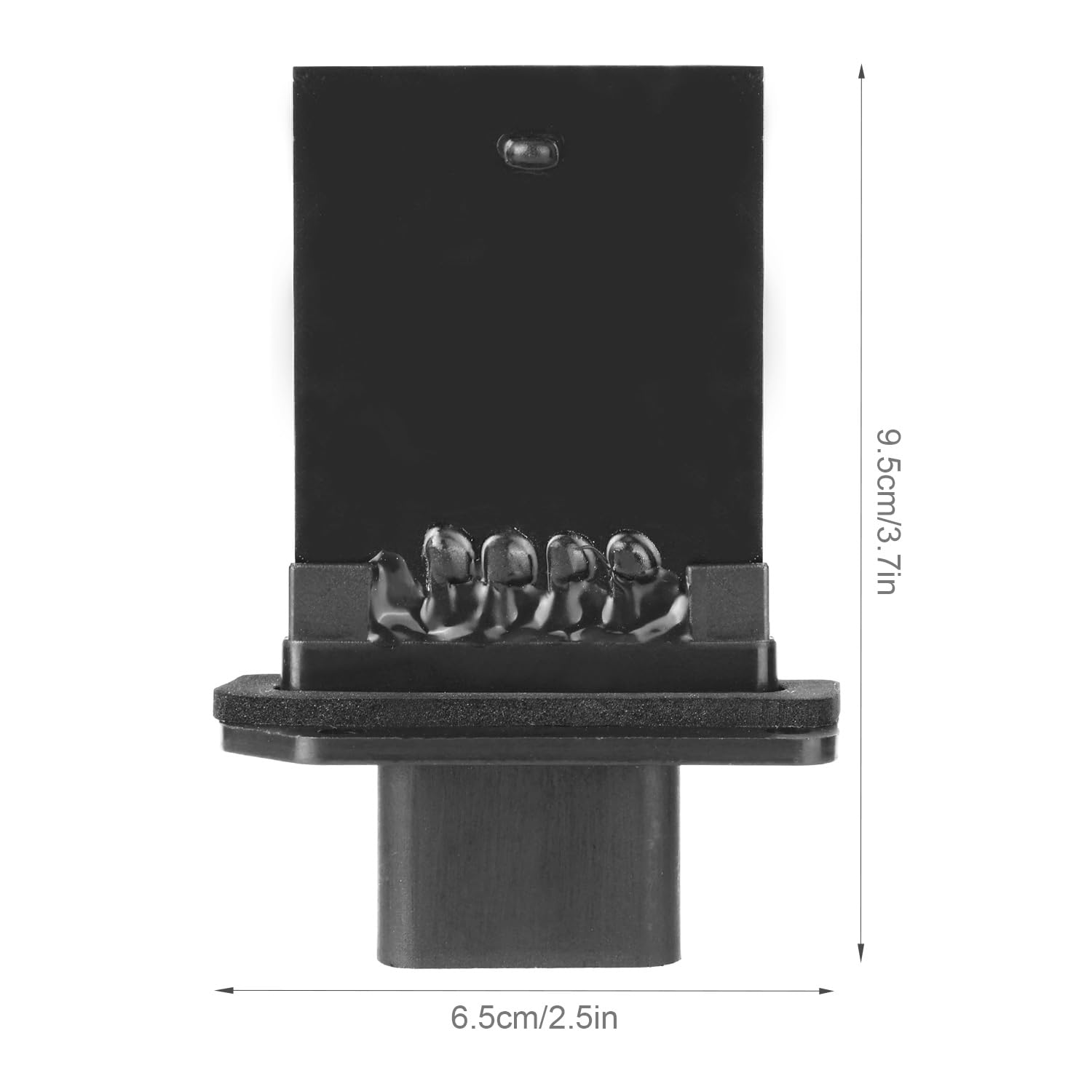 Blower Motor Resistor Compatible with Ford Expedition Escape F150 F250 F350 Super Duty Mustang Lincoln Mark LT Mercury Mariner, Blower Resistor 3F2Z18591AA YH1715 for Manual AC Control image number 2