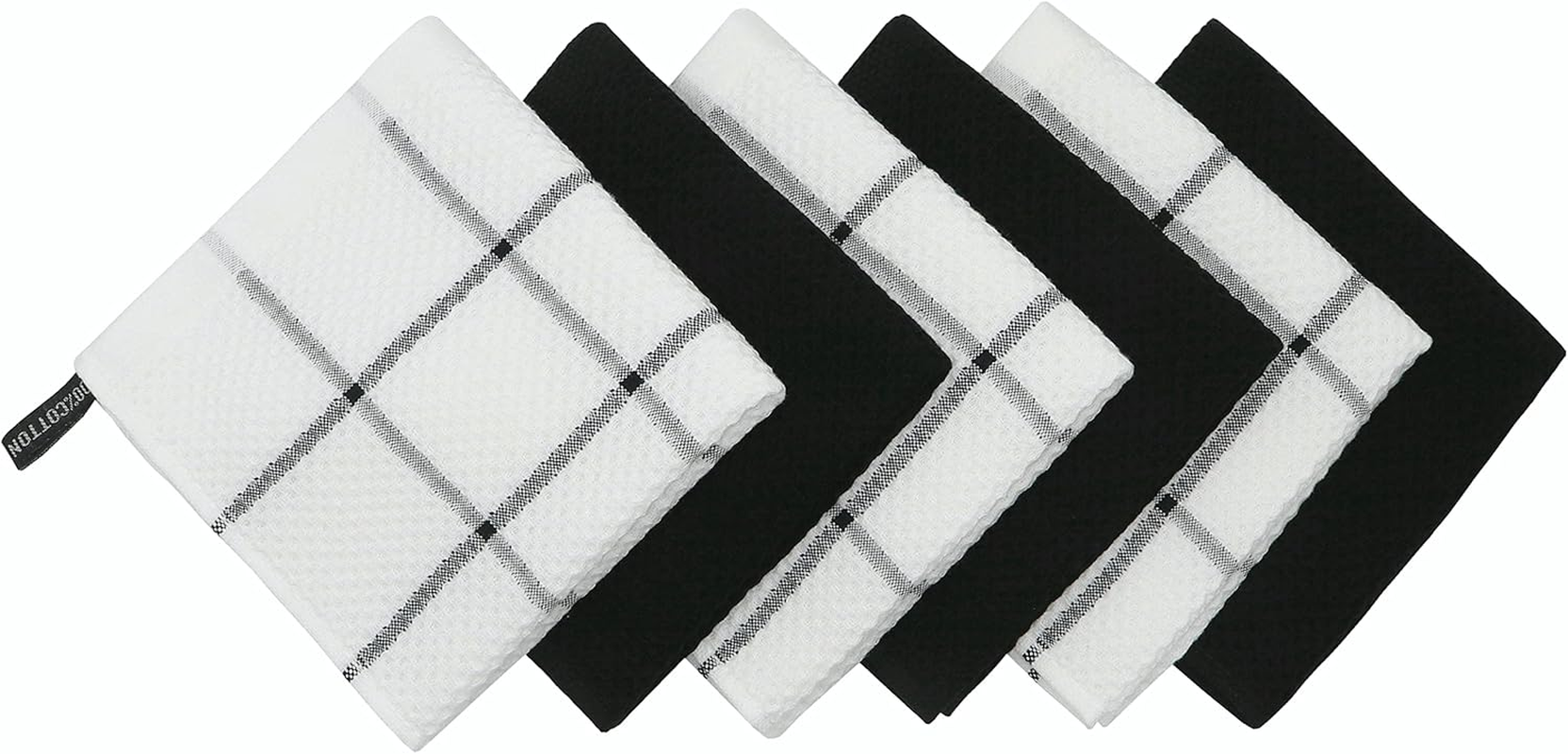 Mia'Sdream Cotton Hand Face Head Towel Waffle Weave Kitchen Tea Towel Dish Towels, Soft and Absorbent Bath Guest Gym Towel Washcloths, 13Inch X 28Inch 3 Pack(Multi Color)