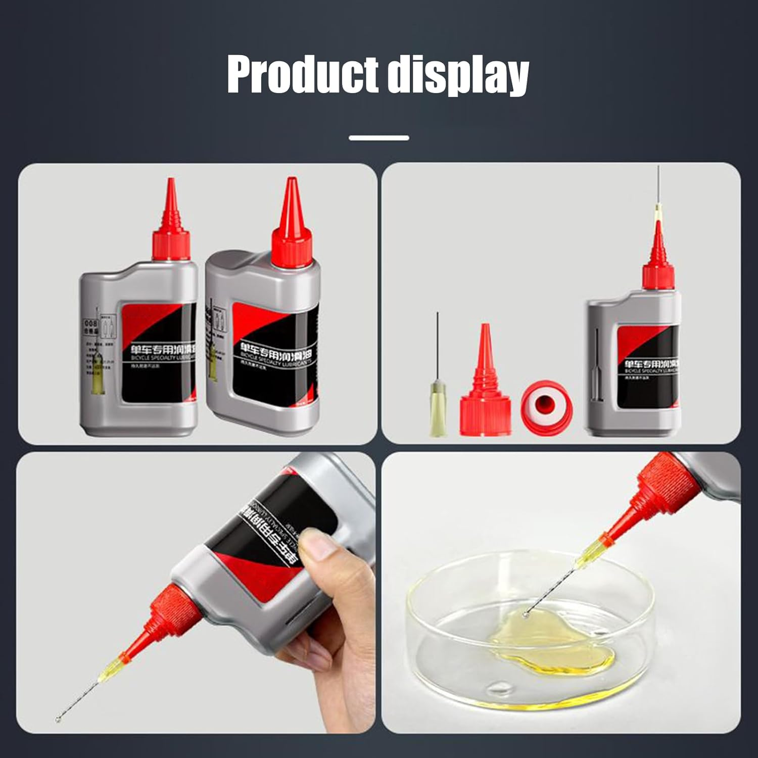 Cycling Chain Oil - 100 Ml Bikes Chain Lube - Long-Lasting Oil for Bicycles Maintenance Accessories Mountain Cycling Dirt Biking Garage